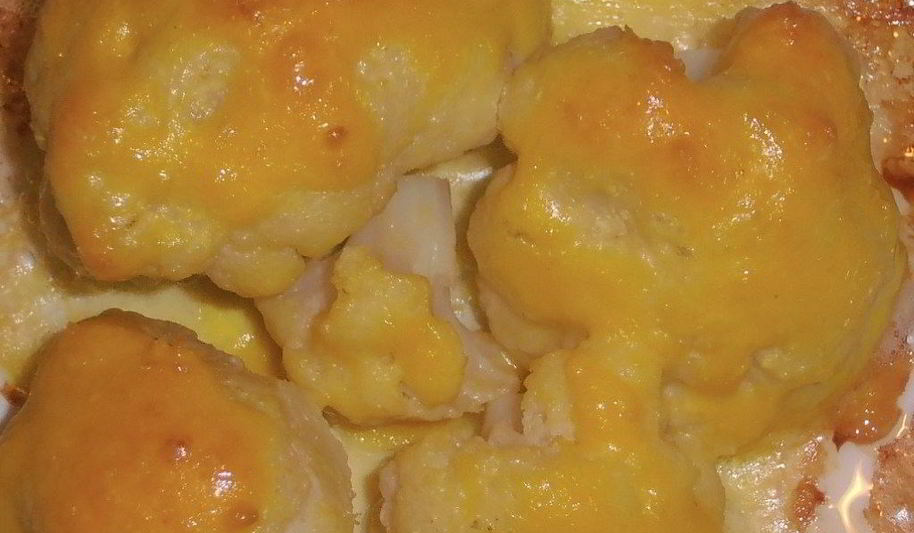 Рецепт запеченная цветная капуста с кремом из пармезана