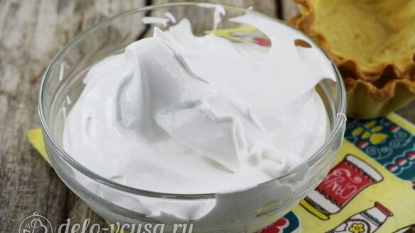 ШАГ 6. заварной белковый крем