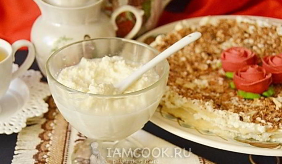 Рецепт заварной крем для наполеона