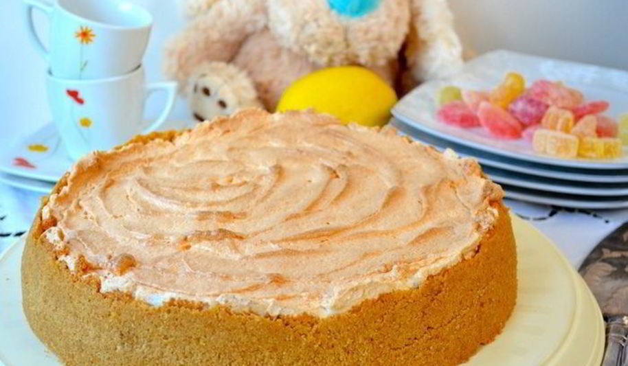 Рецепт лимонный пай со сгущенкой