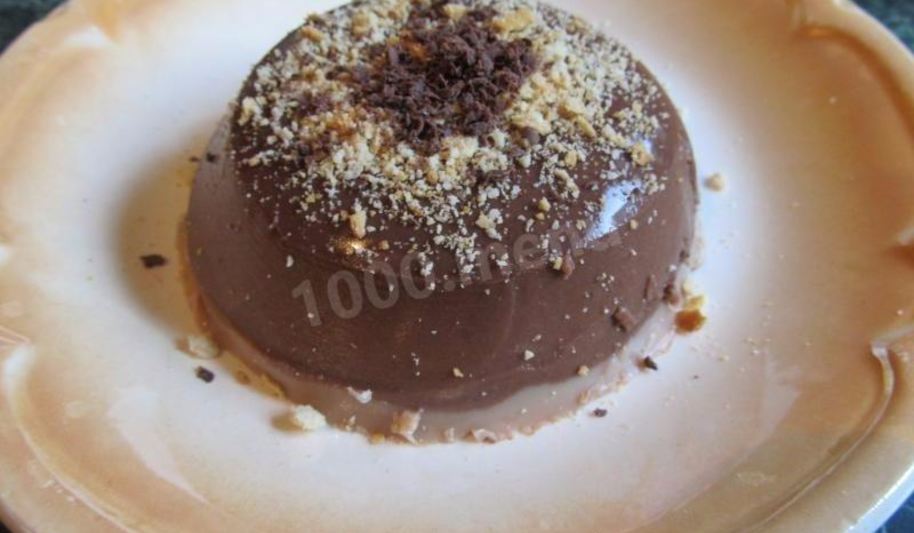 Рецепт молочное желе