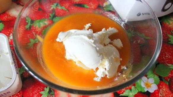 ШАГ 4. абрикосовое мороженое