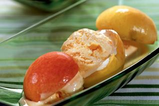 Абрикосовый пломбир