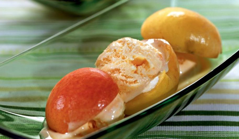 Рецепт абрикосовый пломбир