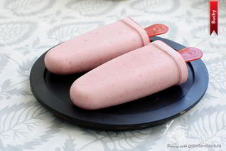 Бананово-клубничное мороженое