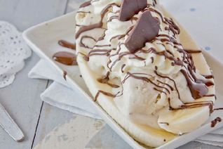 Банановое мороженое без мороженицы и Banana Split