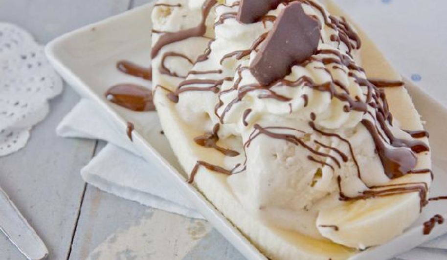 Рецепт банановое мороженое без мороженицы и banana split