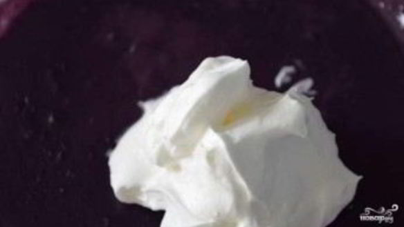 ШАГ 2. черничное мороженое