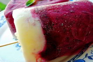 Черносмородиновое мороженое с йогуртом