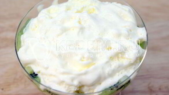 ШАГ 3. десерт из мороженого киви