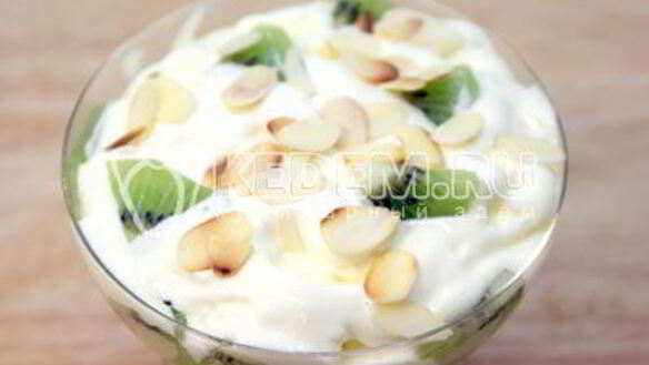 ШАГ 4. десерт из мороженого киви