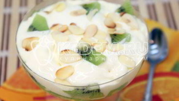 ШАГ 5. десерт из мороженого киви