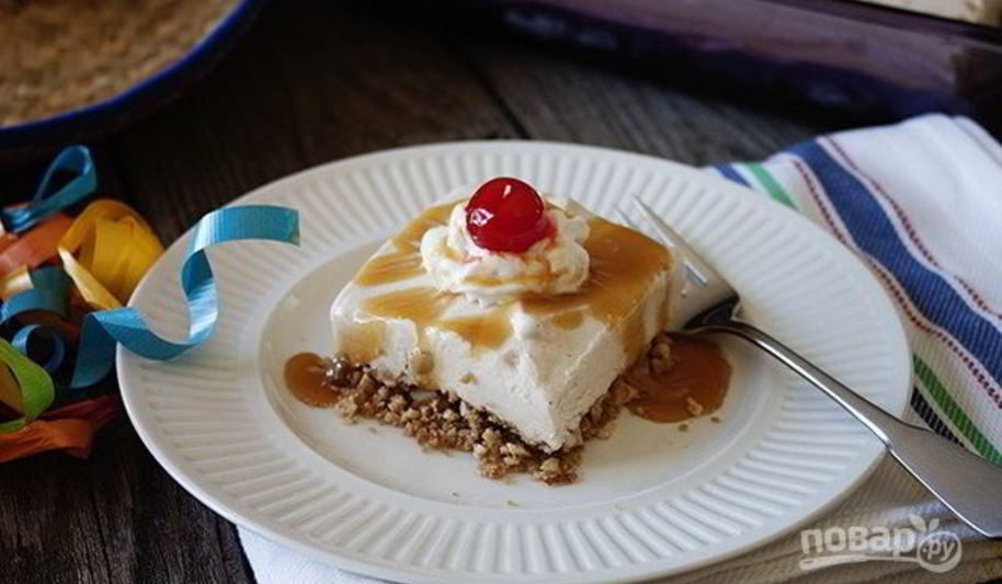 Рецепт десерт из мороженого с корицей