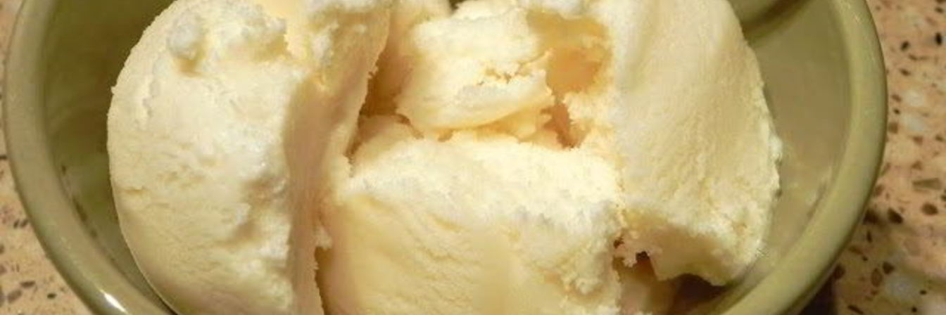 Домашнее мороженое со сгущенкой