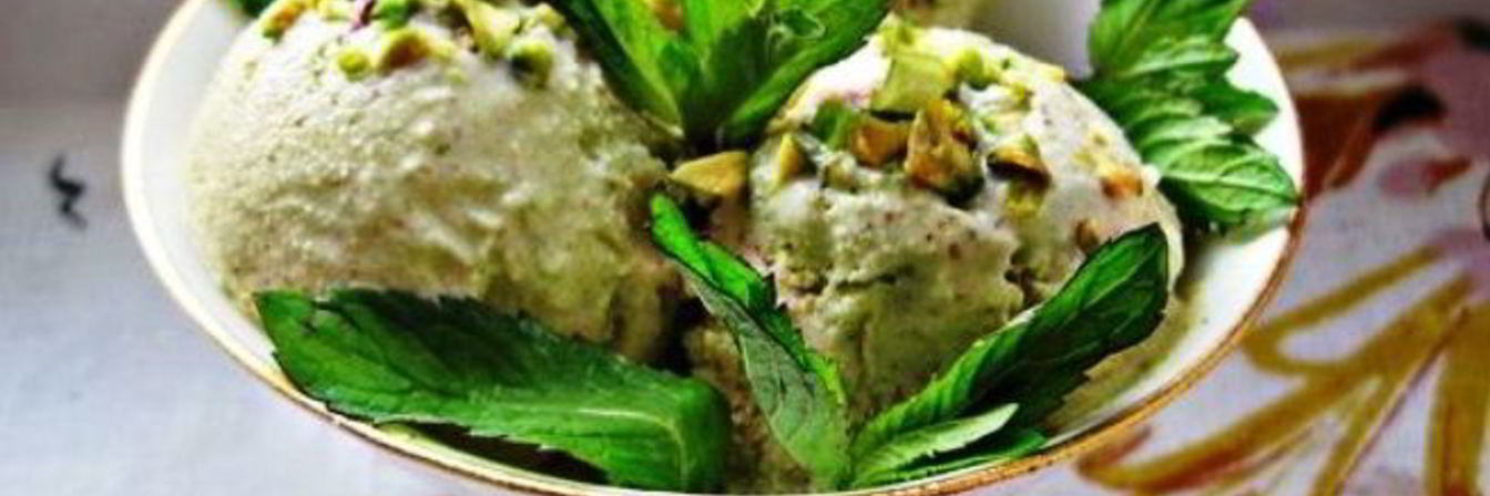 Фисташковое мороженое