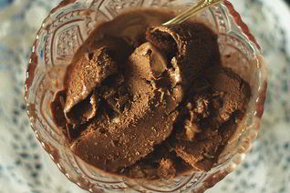 Итальянское шоколадное мороженое Gelato