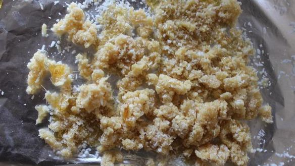 ШАГ 3. кокосово-миндальное мороженое рафаэлло