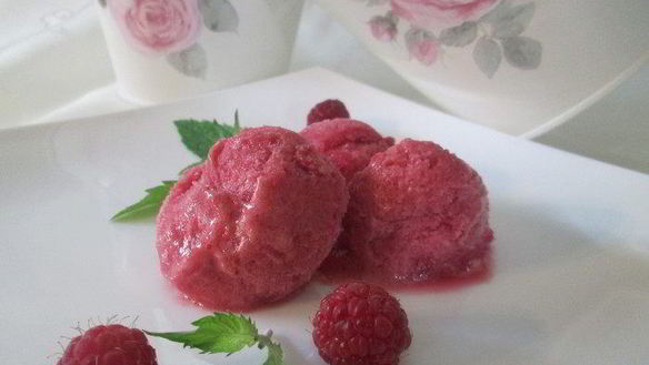 ШАГ 3. малиново-имбирный сорбет и мороженое