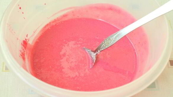 ШАГ 3. малиновое мороженое