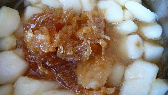 ШАГ 5. медовое мороженое карамельная груша