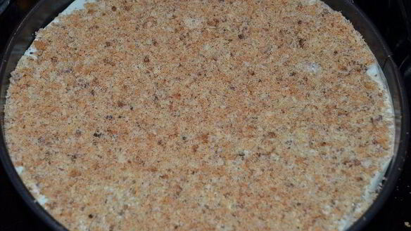 ШАГ 3. миндальный хрустящий торт-мороженое