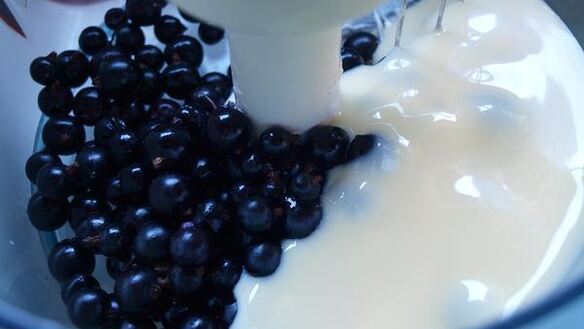 ШАГ 4. мороженое черносмородиновое