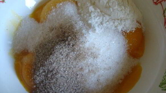 ШАГ 2. мороженое дуэт банана с апельсином