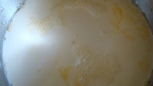 ШАГ 3. мороженое дуэт банана с апельсином