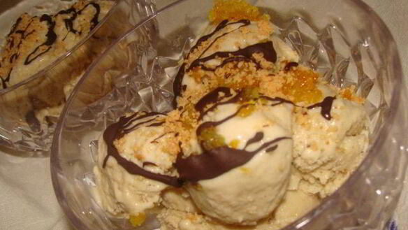 ШАГ 8. мороженое дуэт банана с апельсином