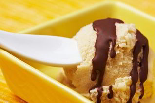 Мороженое из банана и молока