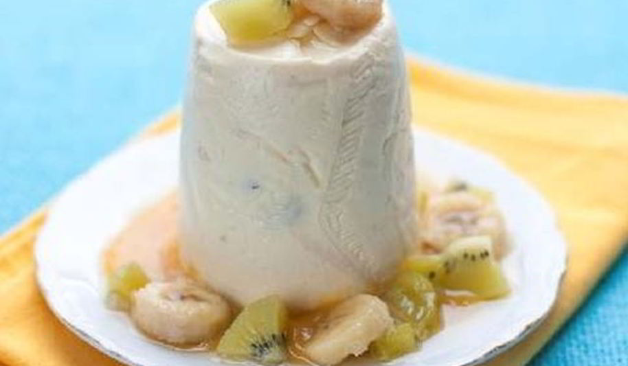 Рецепт мороженое из творога с медом и фруктами