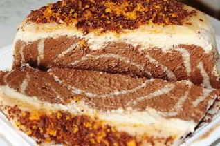 Мраморное мороженое Три вкуса