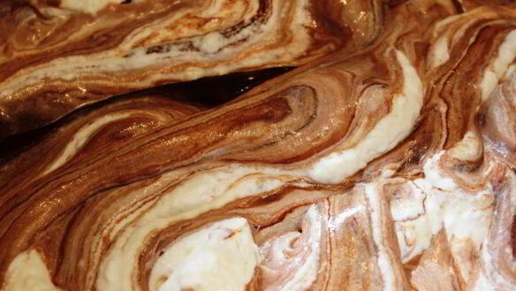 ШАГ 9. мраморное мороженое три вкуса