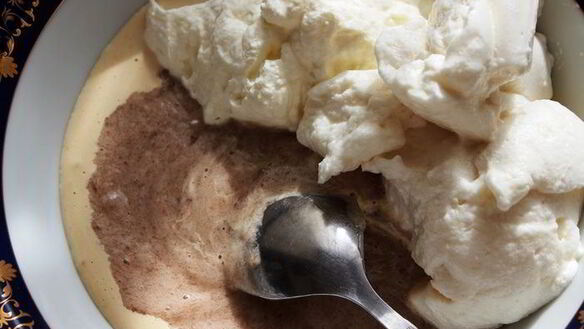 ШАГ 11. мраморное мороженое три вкуса