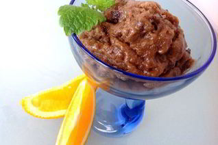 Постное шоколадное мороженое