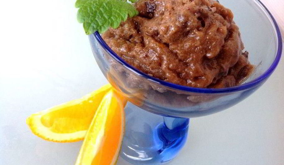 Рецепт постное шоколадное мороженое