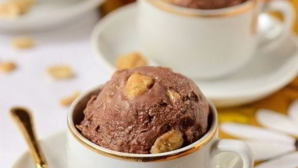 ШАГ 4. шоколадно-арахисовое мороженое