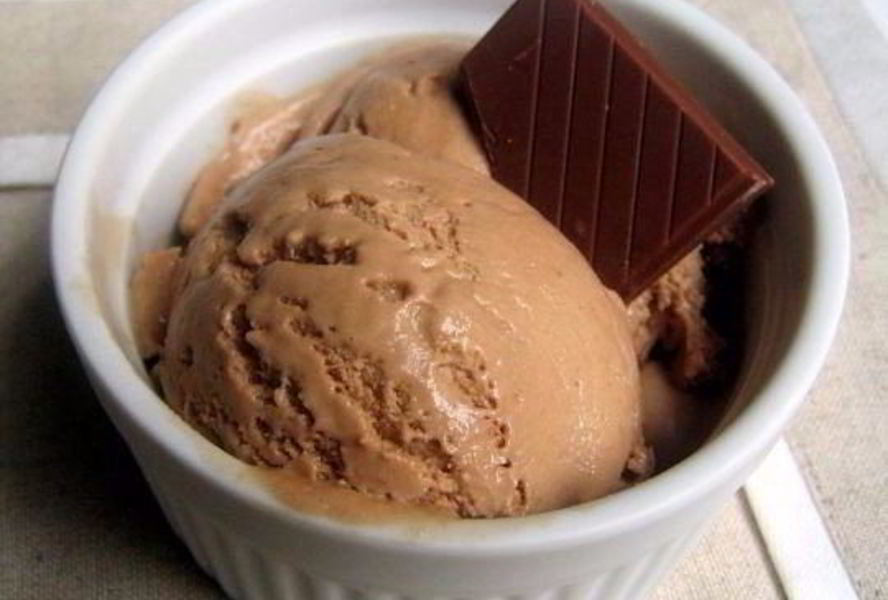 Шоколадное мороженое
