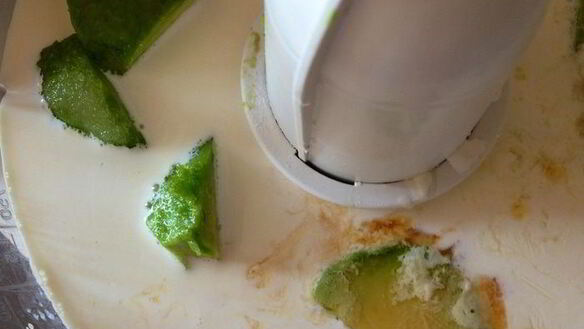 ШАГ 2. сливочное мороженое с авокадо