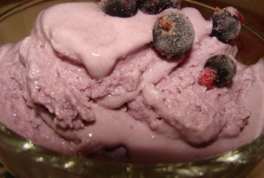 Сливочное мороженое Сиреневое облако