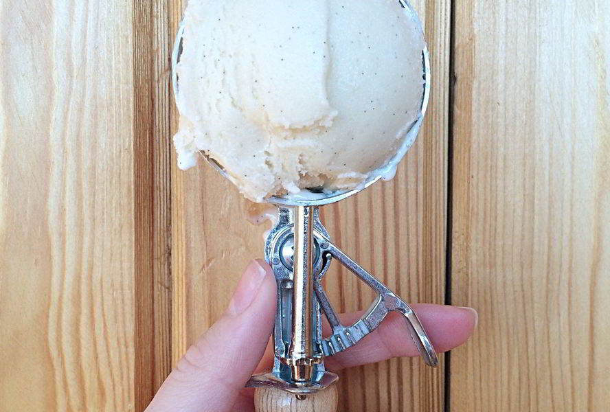 Соевое ванильное мороженое