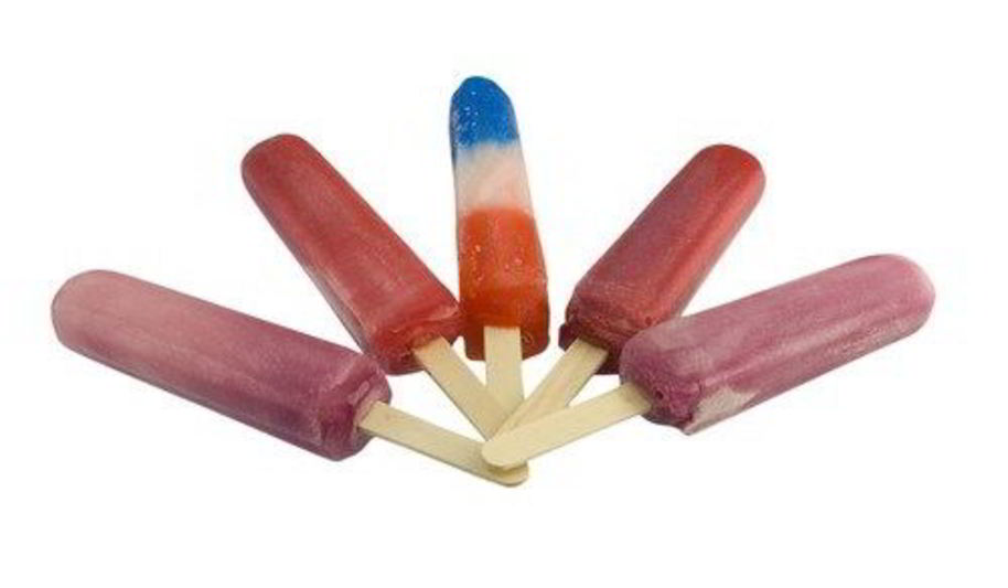 Рецепт трехцветное полосатое мороженое