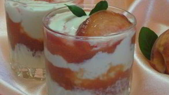 ШАГ 4. ванильное мороженое с персиками