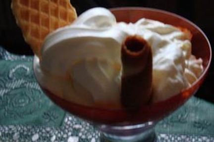 Ванильное мороженое