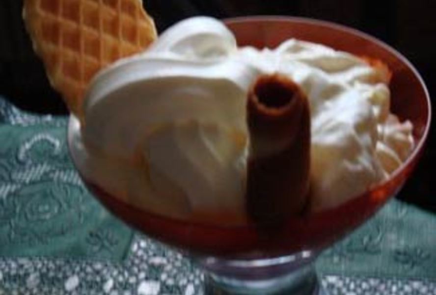 Ванильное мороженое