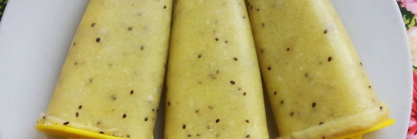 Веганское мороженое с киви