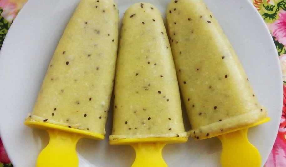 Рецепт веганское мороженое с киви