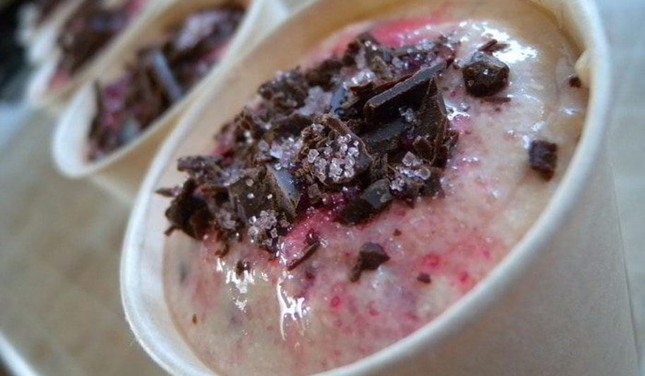 Рецепт вишневое мороженое с шоколадом