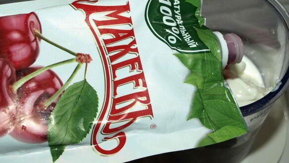 ШАГ 2. вишневое творожно-йогуртовое мороженое