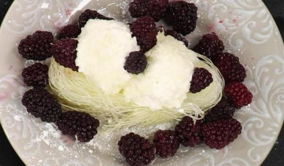 Рецепт жареное мороженое с фунчозой